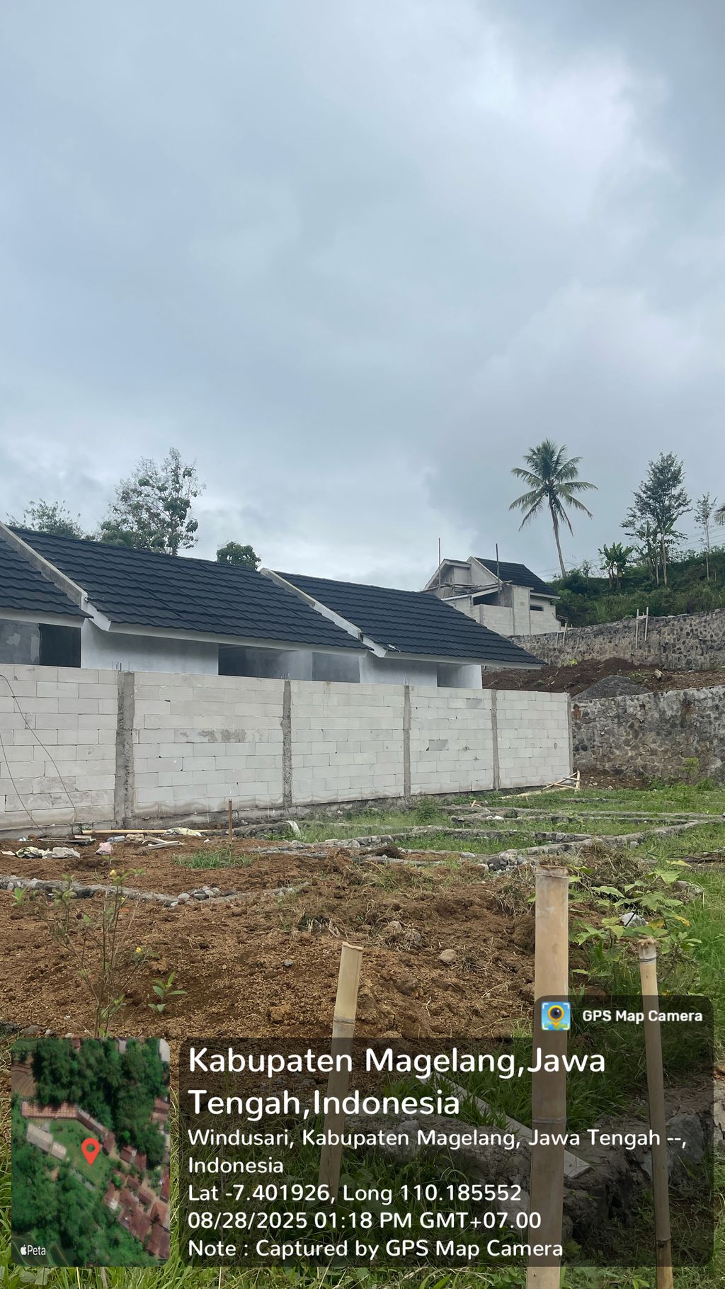 foto posisi tengah perumahan Mavilla Hills Windusari