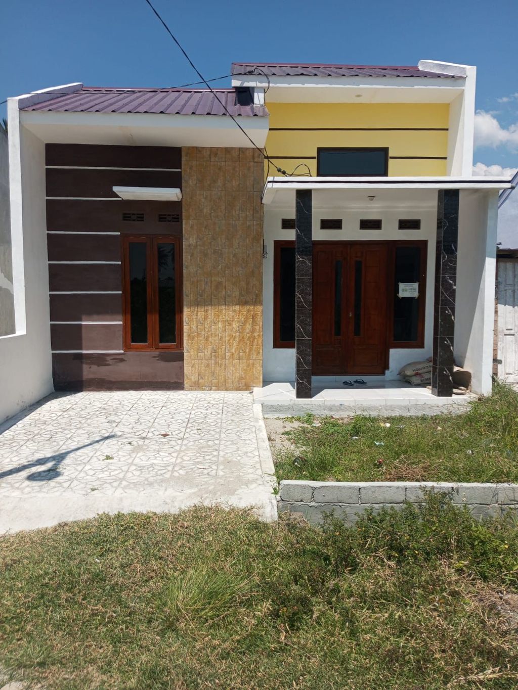 foto tampak rumah tipe 36 perumahan garden kencana