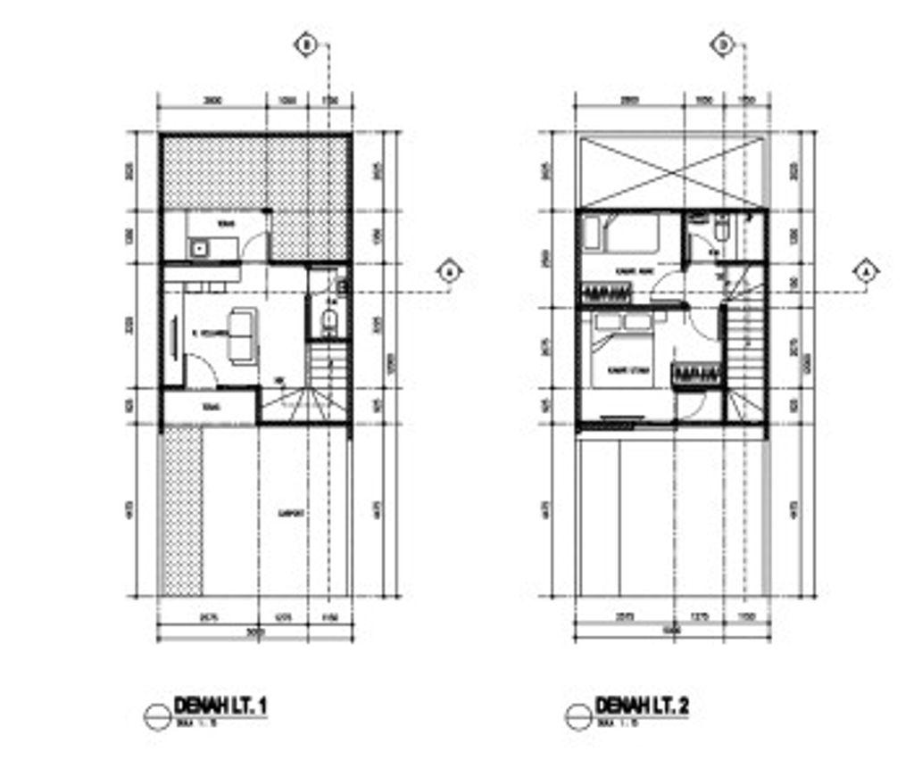 foto denah rumah tipe Cinnamon perumahan PURI JAYA 22