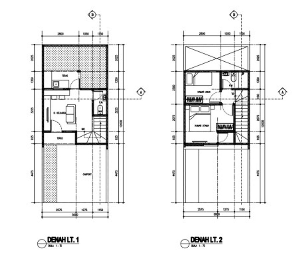 foto denah rumah tipe Cinnamon perumahan PURI JAYA 22