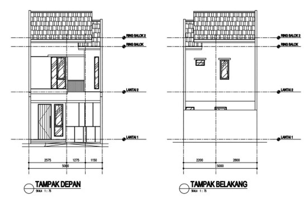 foto tampak rumah tipe Cinnamon perumahan PURI JAYA 22