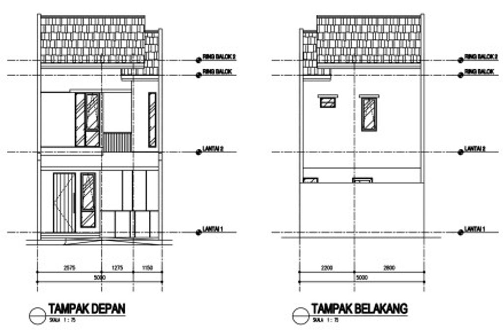 foto tampak rumah tipe Cinnamon perumahan PURI JAYA 22