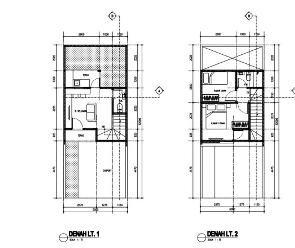 foto denah rumah tipe Cinnamon perumahan PURI JAYA 22