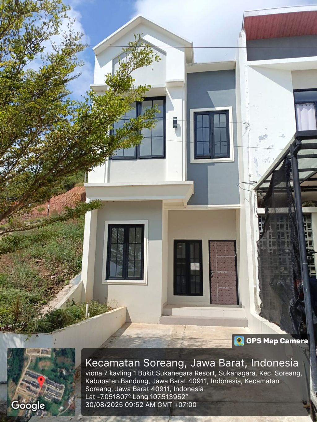 foto tampak rumah tipe 41 Compact (3 kamar) (329) perumahan Bukit Sukanagara Resort