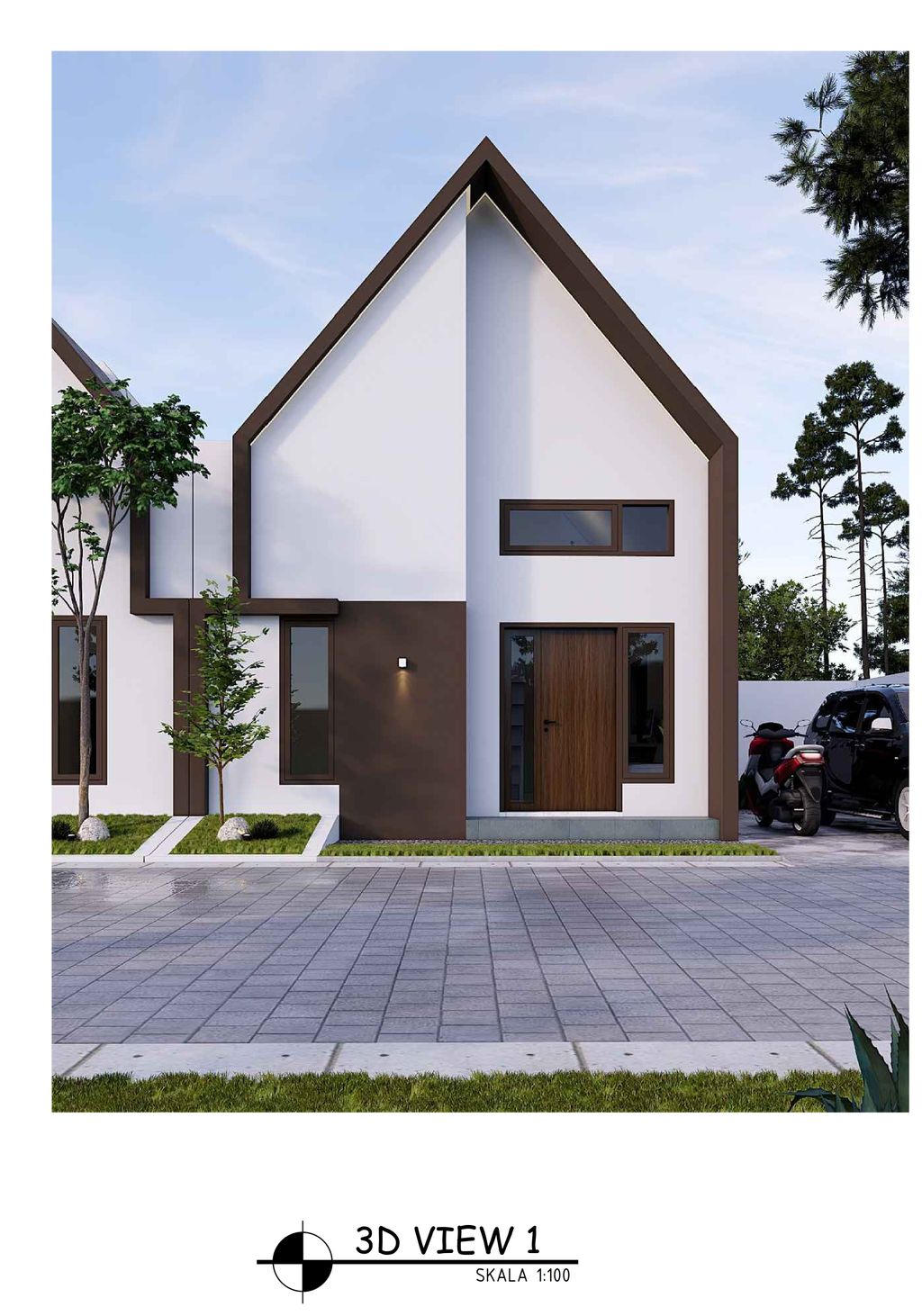 foto tampak rumah tipe 30 perumahan GAZA RESIDENCE 3