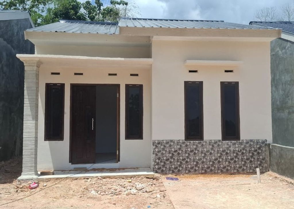 foto tampak rumah tipe 36 perumahan Bukit Safa