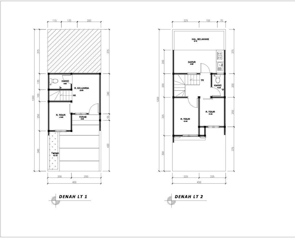 foto denah rumah tipe 41 Compact (3 kamar) (329) perumahan Bukit Sukanagara Resort