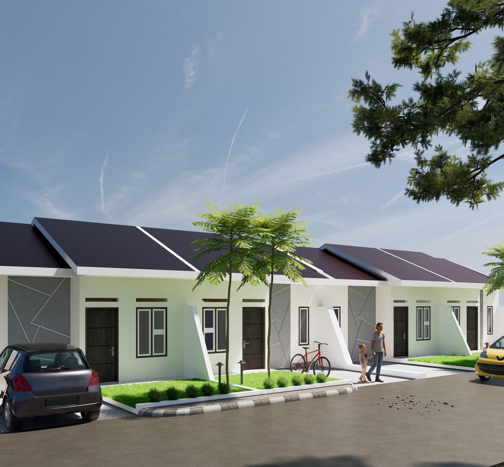foto tampak rumah tipe Rumah 36/78 perumahan LATKHA RESIDENCE