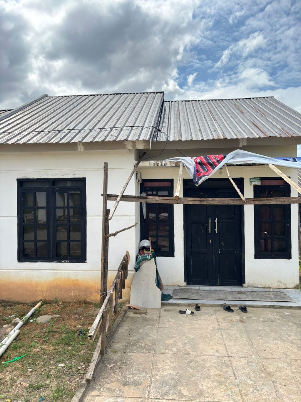 foto tampak rumah tipe 36 perumahan PERUMAHAN ANUGRAH LAND