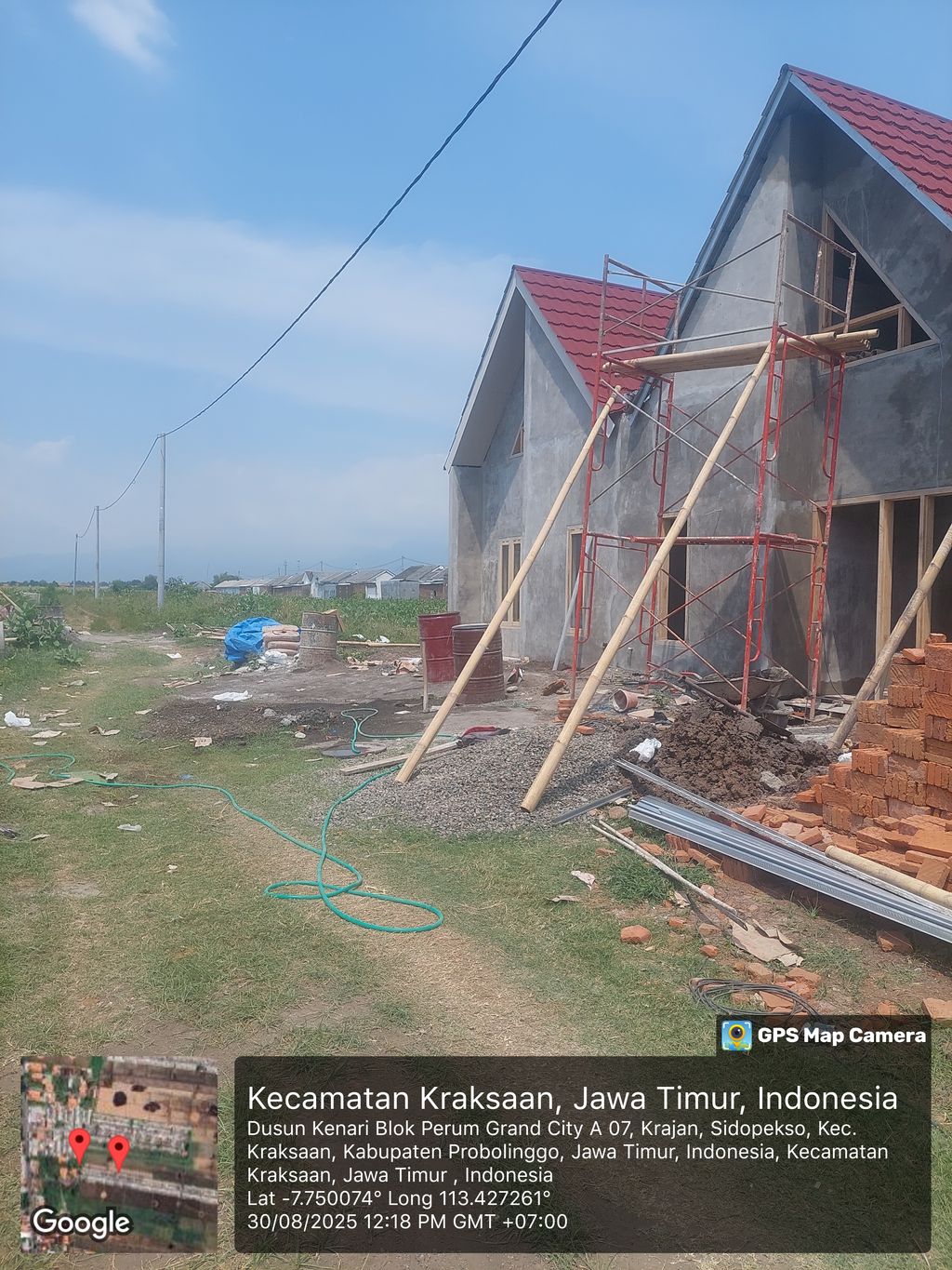 foto posisi tengah perumahan GAZA RESIDENCE 3