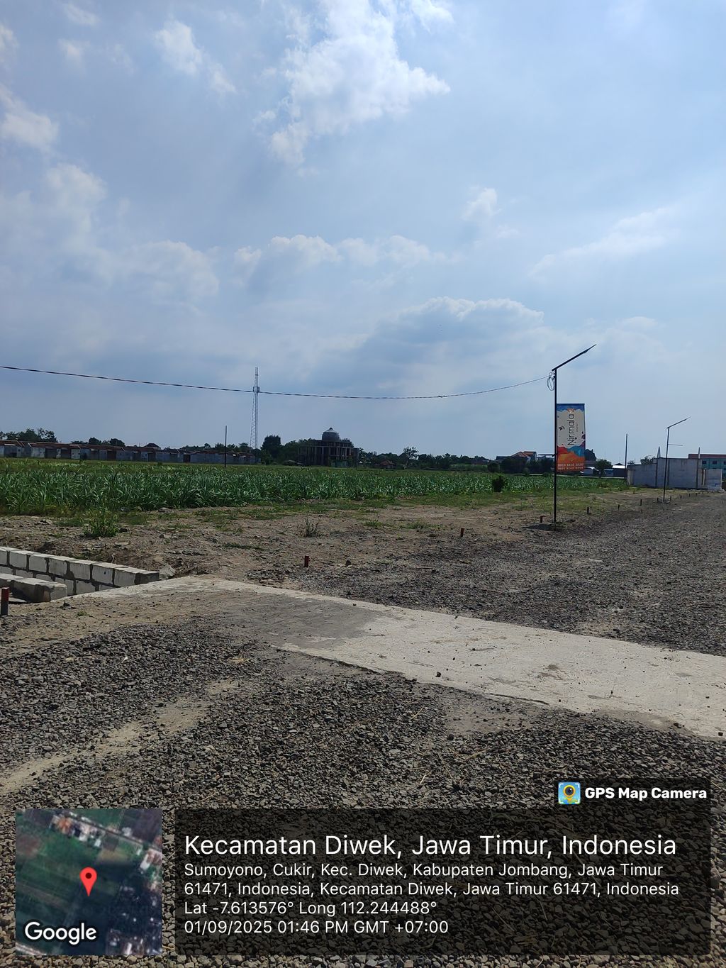 foto posisi tengah perumahan NIRMALA REGENCY 2
