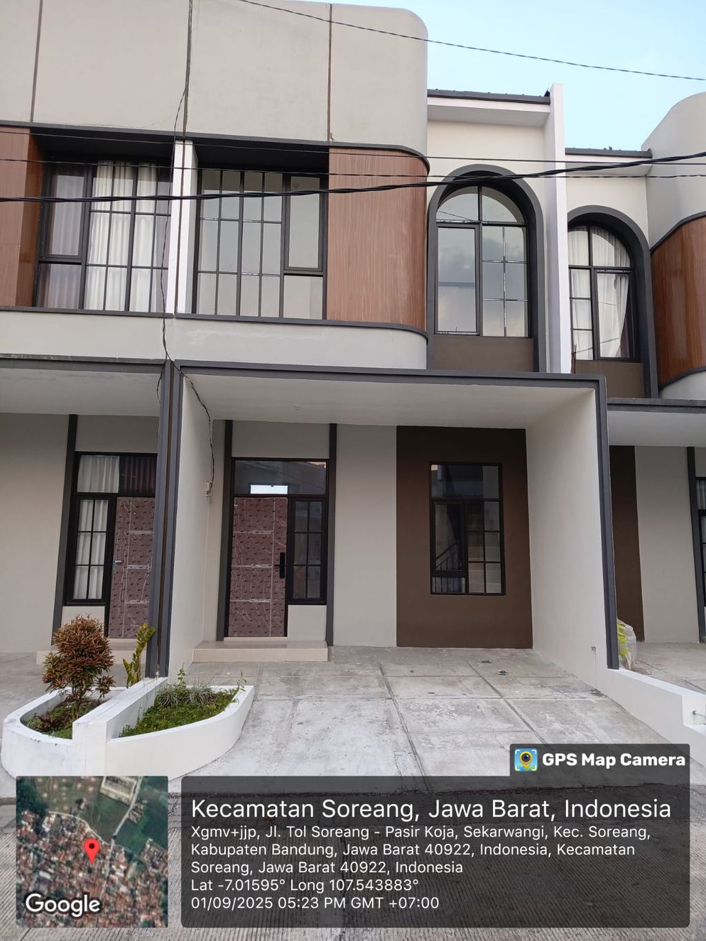 foto tampak rumah tipe 38 Compact (2 kamar) (495) perumahan Cluster Beverly