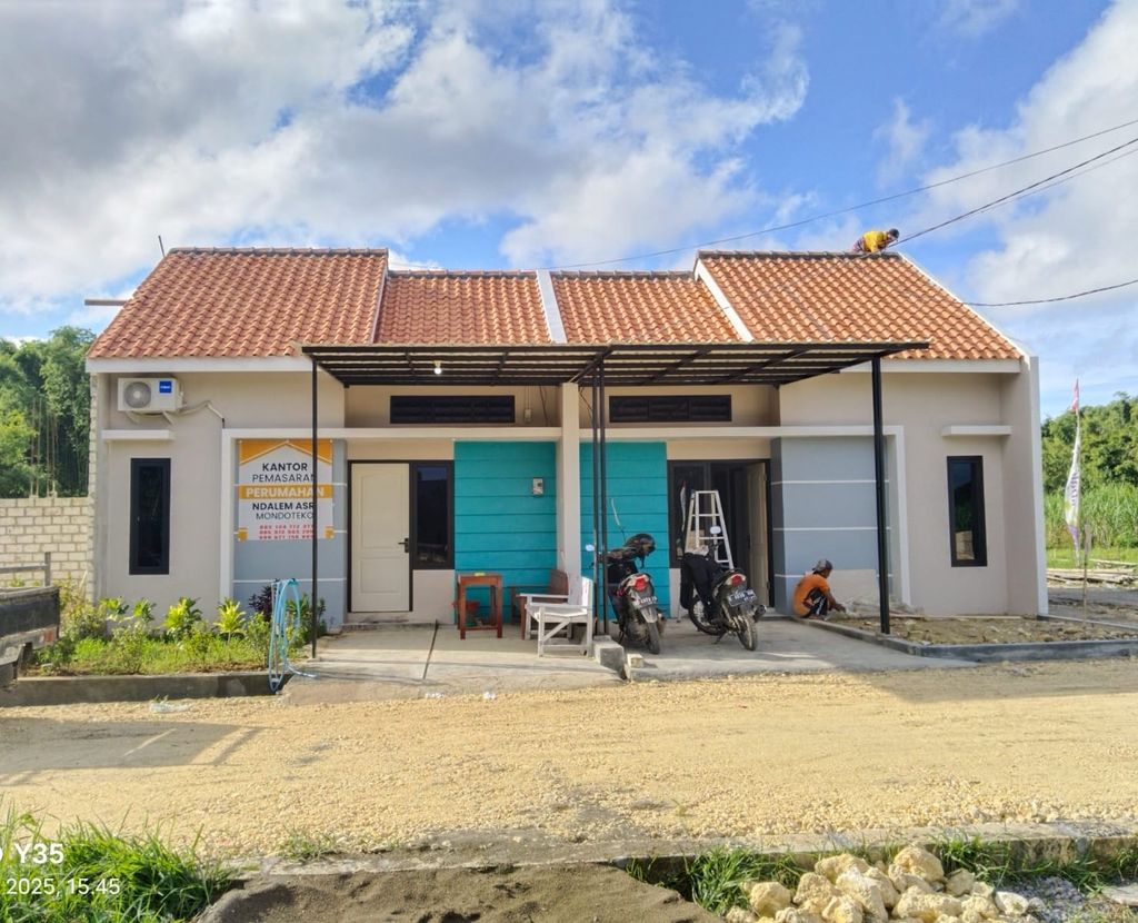foto tampak rumah tipe Subsidi perumahan NDALEM ASRI MONDOTEKO