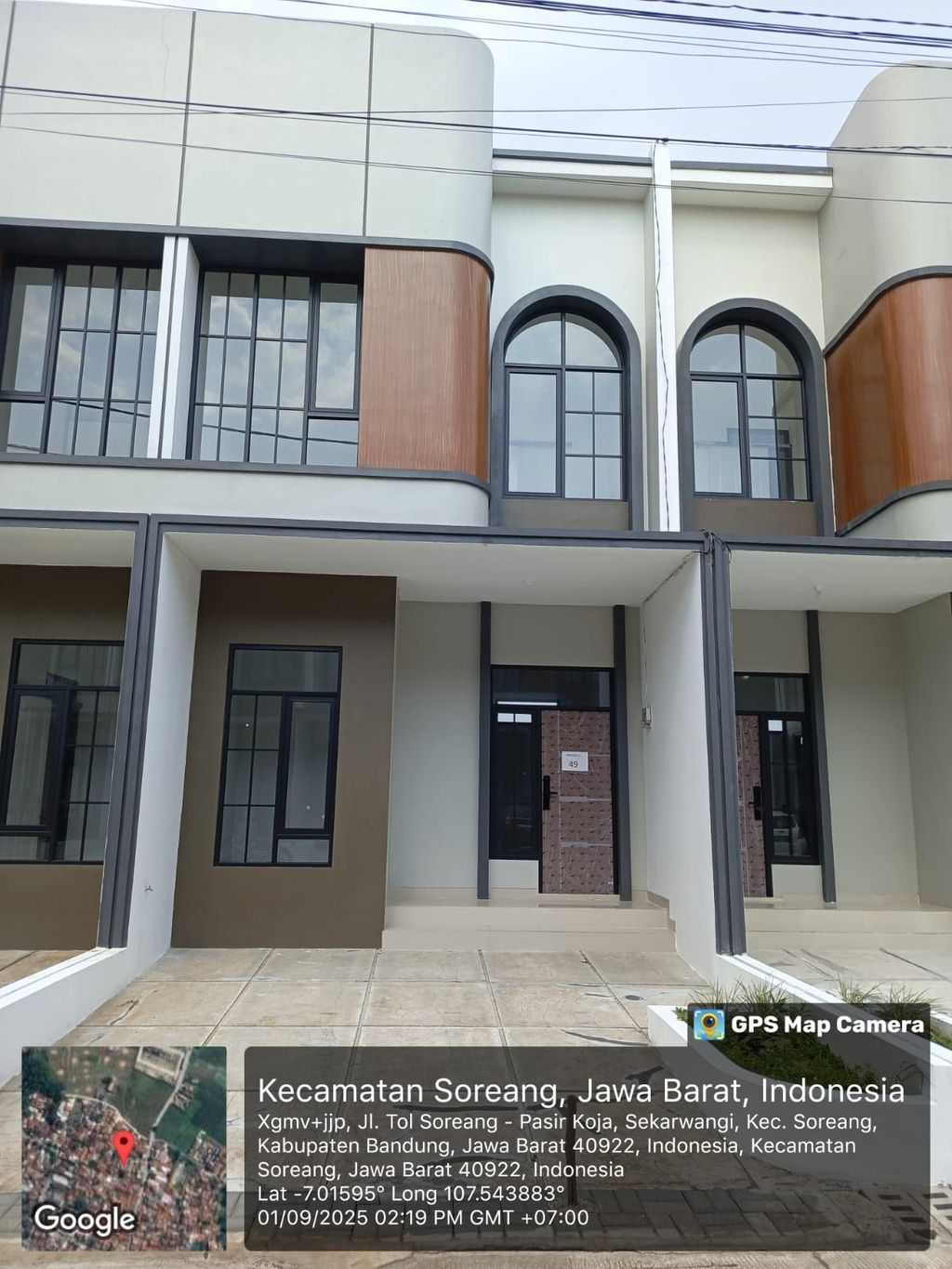 foto tampak rumah tipe 38 Compact (2 kamar) (495) perumahan Cluster Beverly
