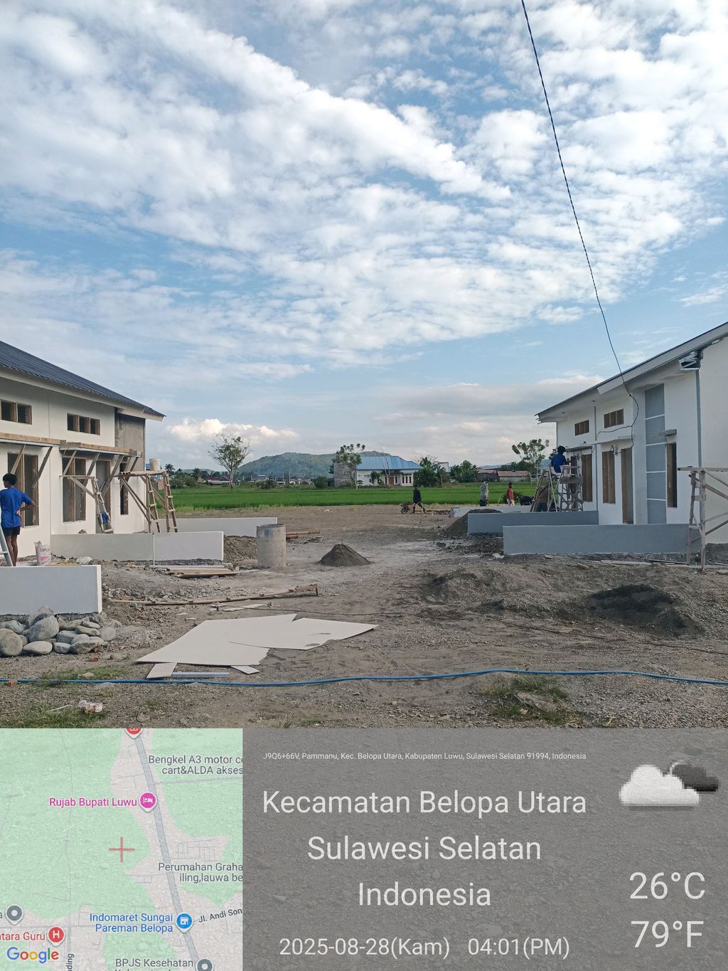 foto posisi tengah perumahan Belopa Residence 3