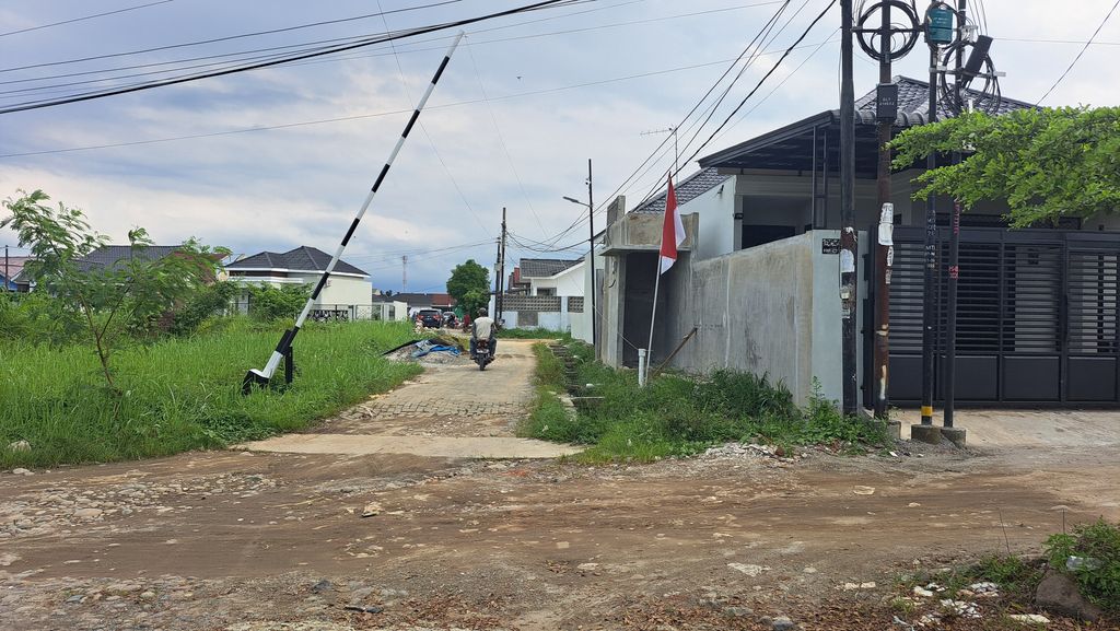 foto gerbang perumahan Graha Deli Permai Cluster Rasyid Bumi Permai