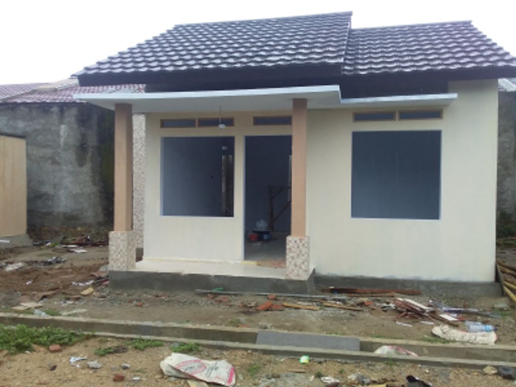 foto tampak rumah tipe 36 perumahan Griya indah lestari