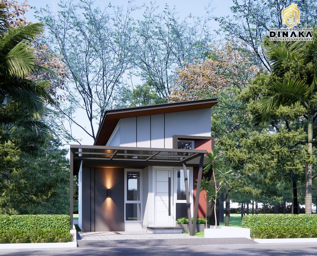 foto tampak rumah tipe KENARI perumahan Radjawali GreenView