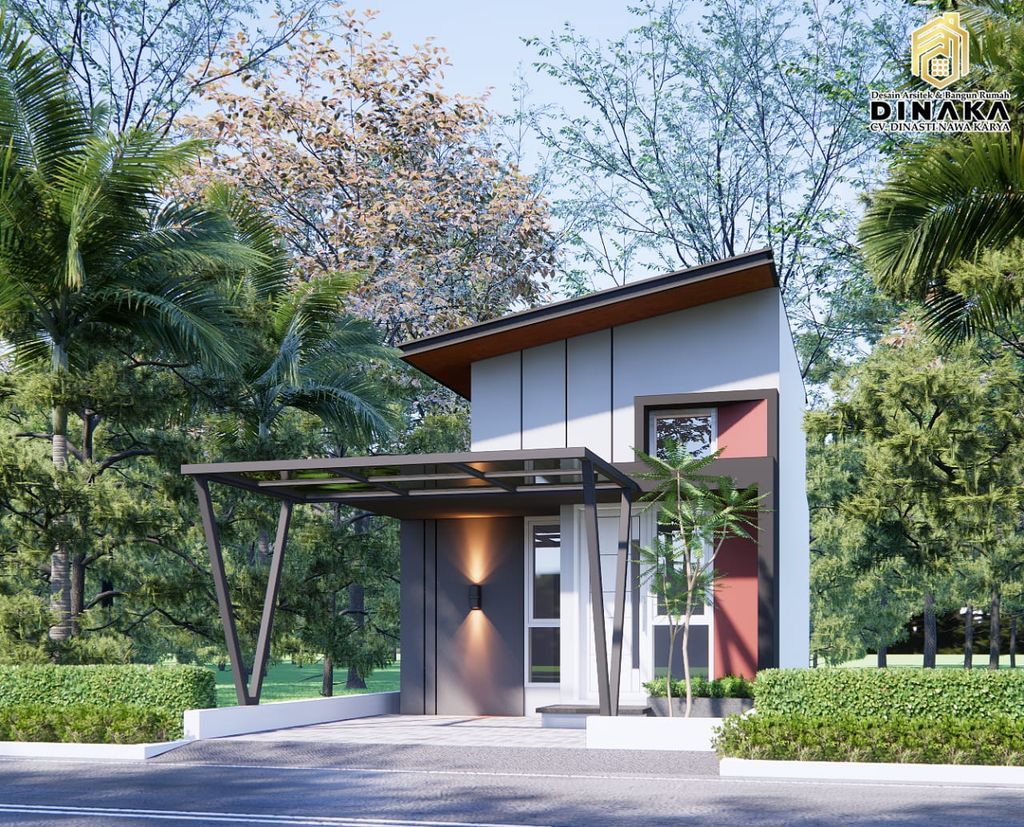 foto tampak rumah tipe KENARI PLUS perumahan Radjawali GreenView