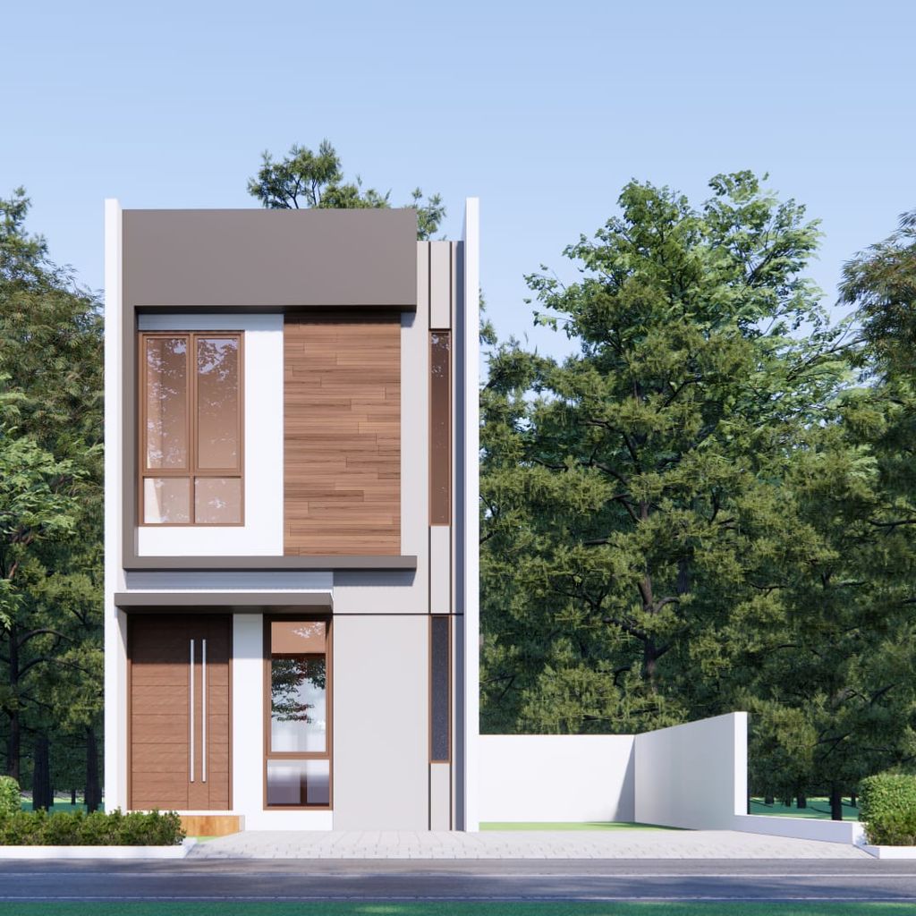 foto tampak rumah tipe CENDRAWASIH perumahan Radjawali GreenView