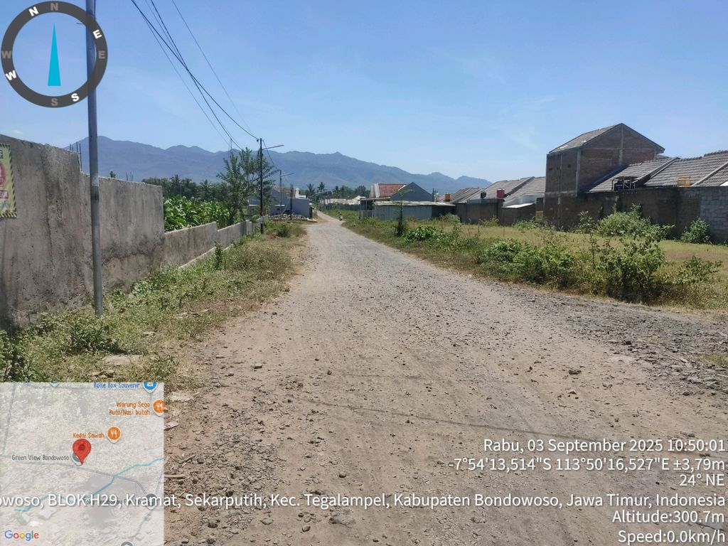 foto gerbang perumahan GREEN VIEW BONDOWOSO TAHAP 3
