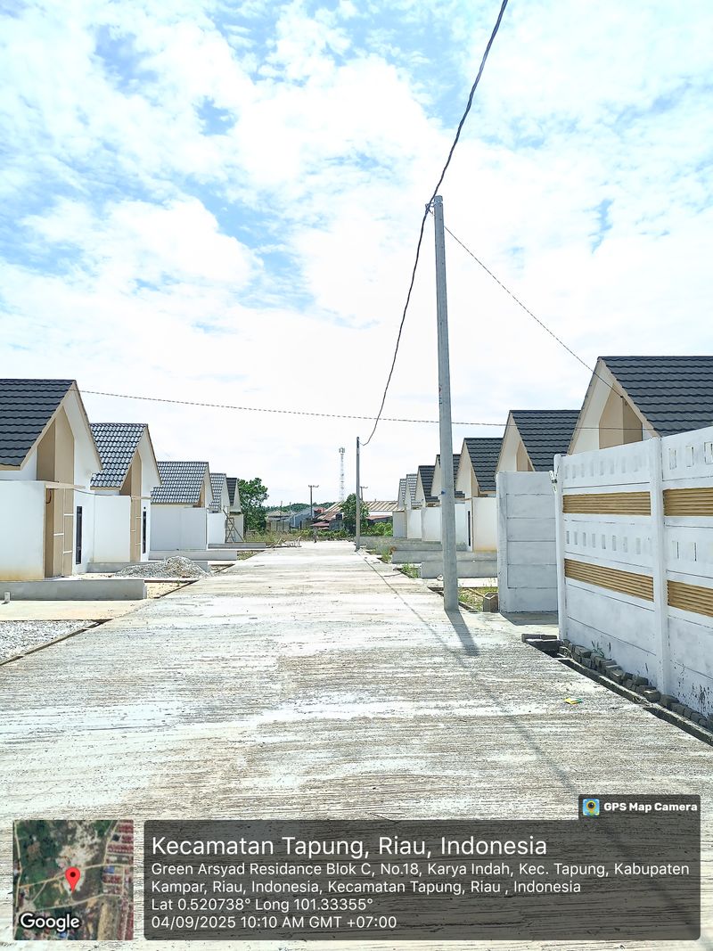 foto posisi tengah perumahan GREEN ARSYAD RESIDENCE