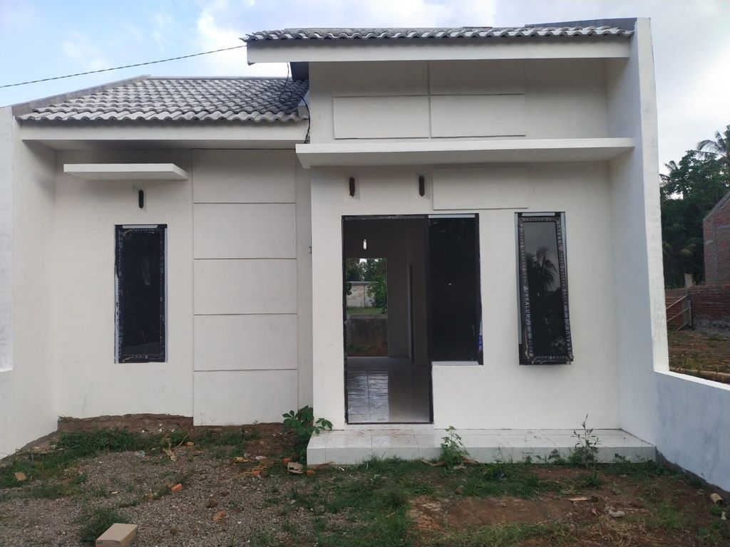 foto tampak rumah tipe 36 perumahan VANDIKA RESIDENCE