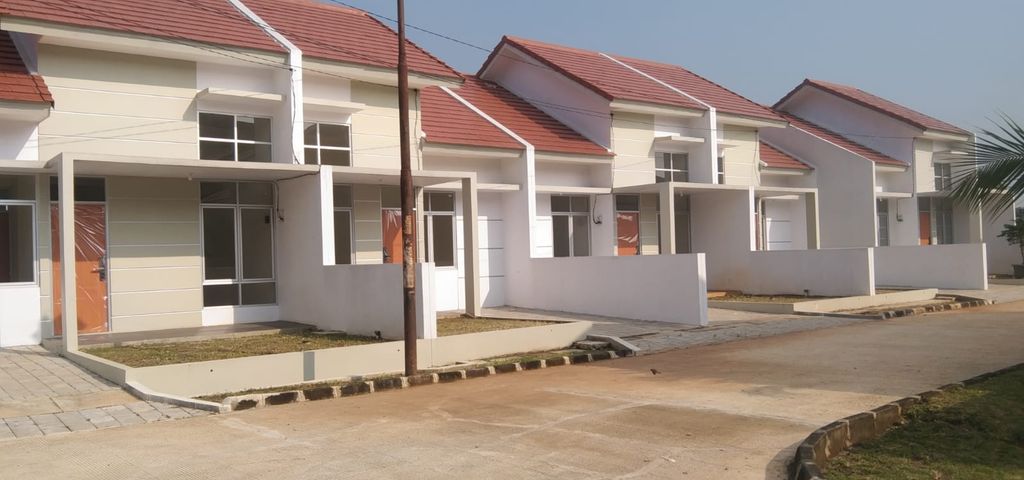 foto tampak rumah tipe T. 50 perumahan Gria Jakarta, Pamulang