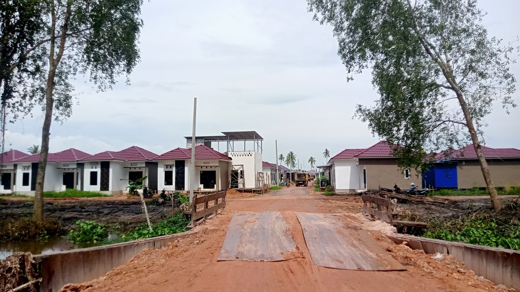 foto posisi tengah perumahan Azzam Regency 3