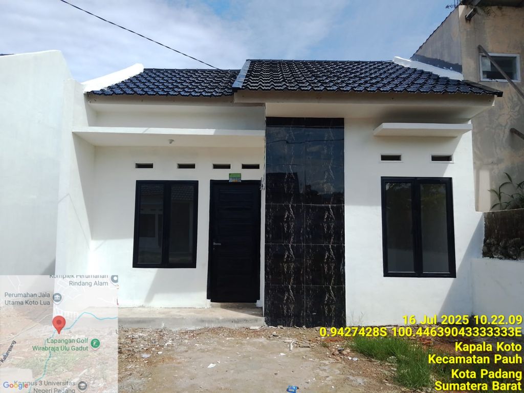 foto tampak rumah tipe RUMAH HUNIAN perumahan MUTIARA GOLF HILLSIDE