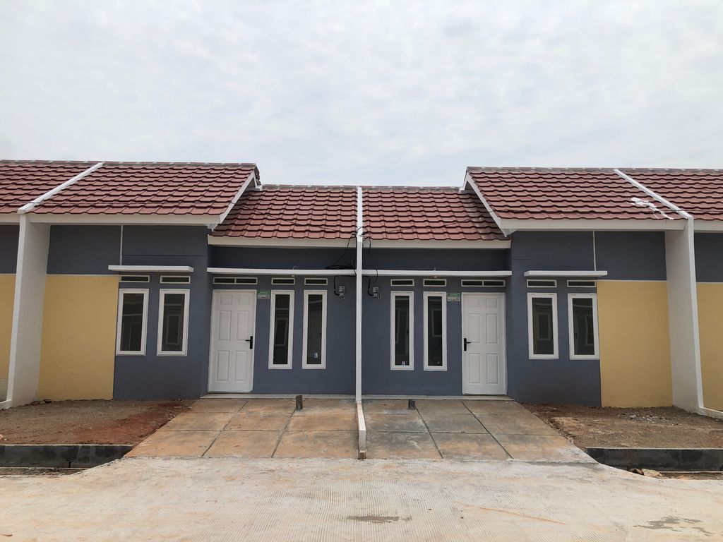 foto tampak rumah tipe 30/60 perumahan GREEN PERMATA CIBUNGUR 2