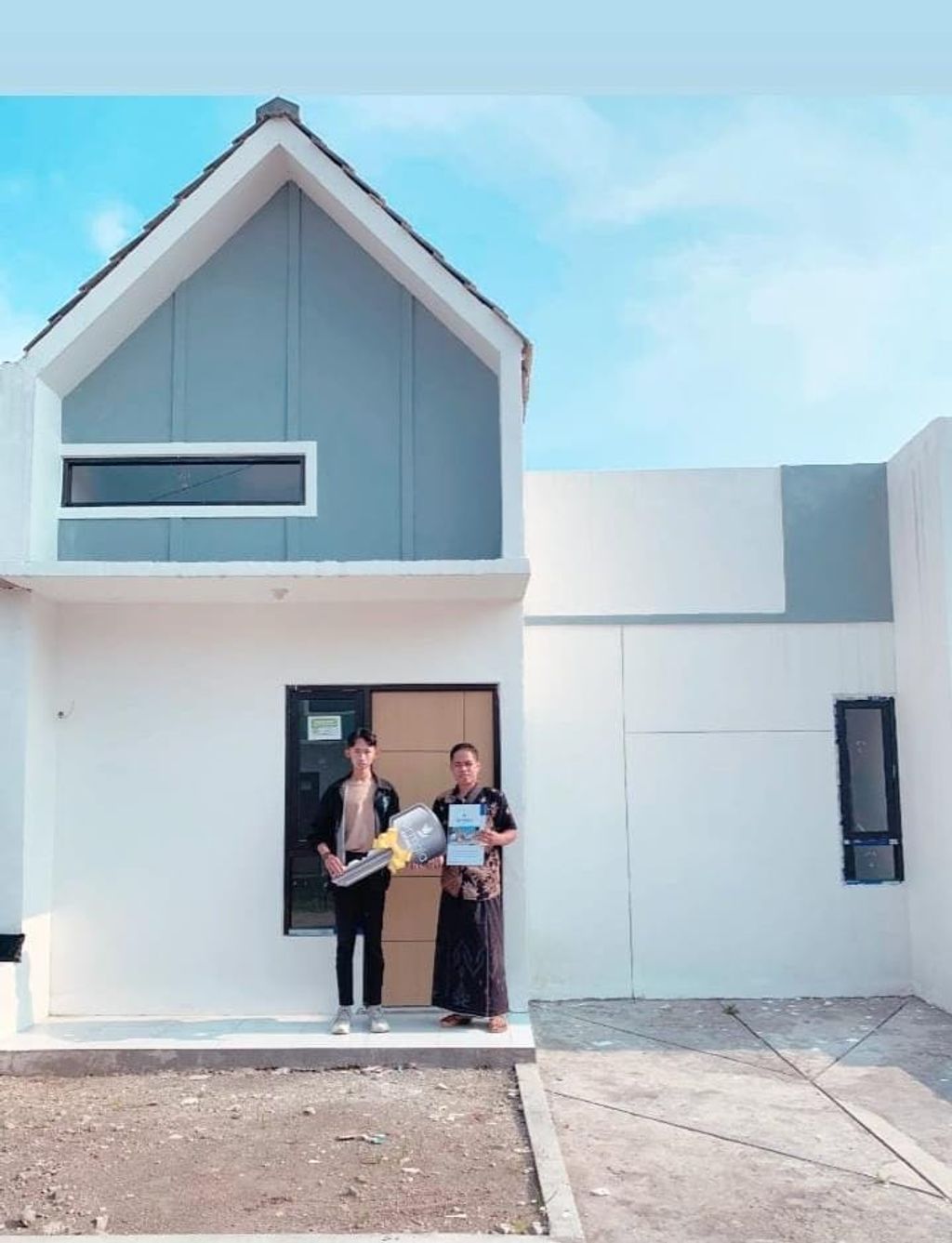 foto tampak rumah tipe 30 perumahan NIRMALA REGENCY 2