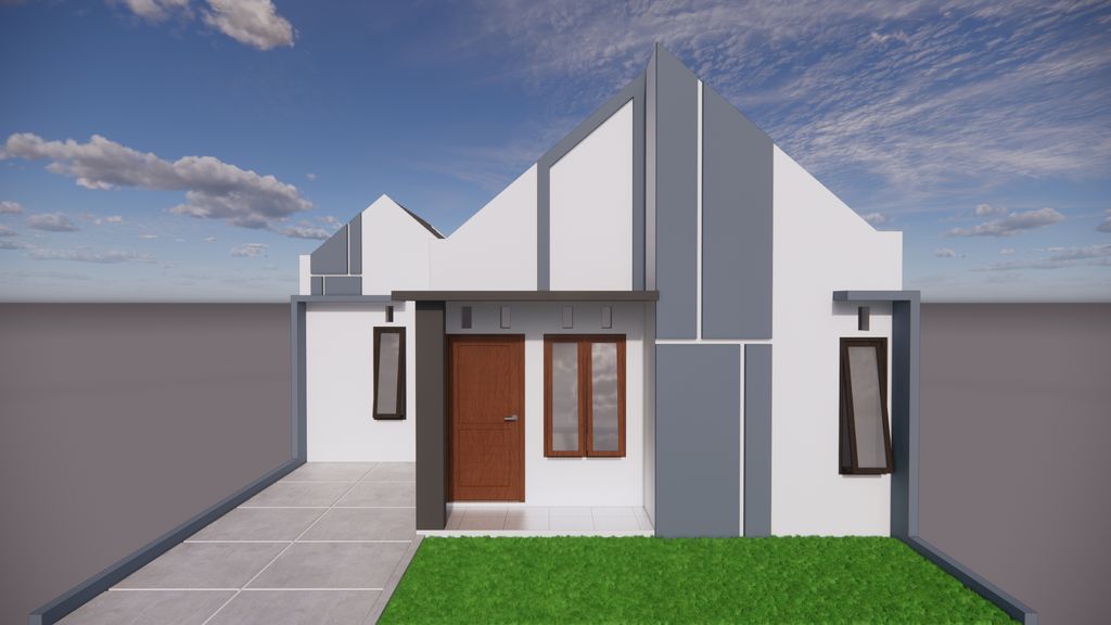 foto tampak rumah tipe 30/60 perumahan PERUMAHAN GRIYA KAHURIPAN JATEN 2