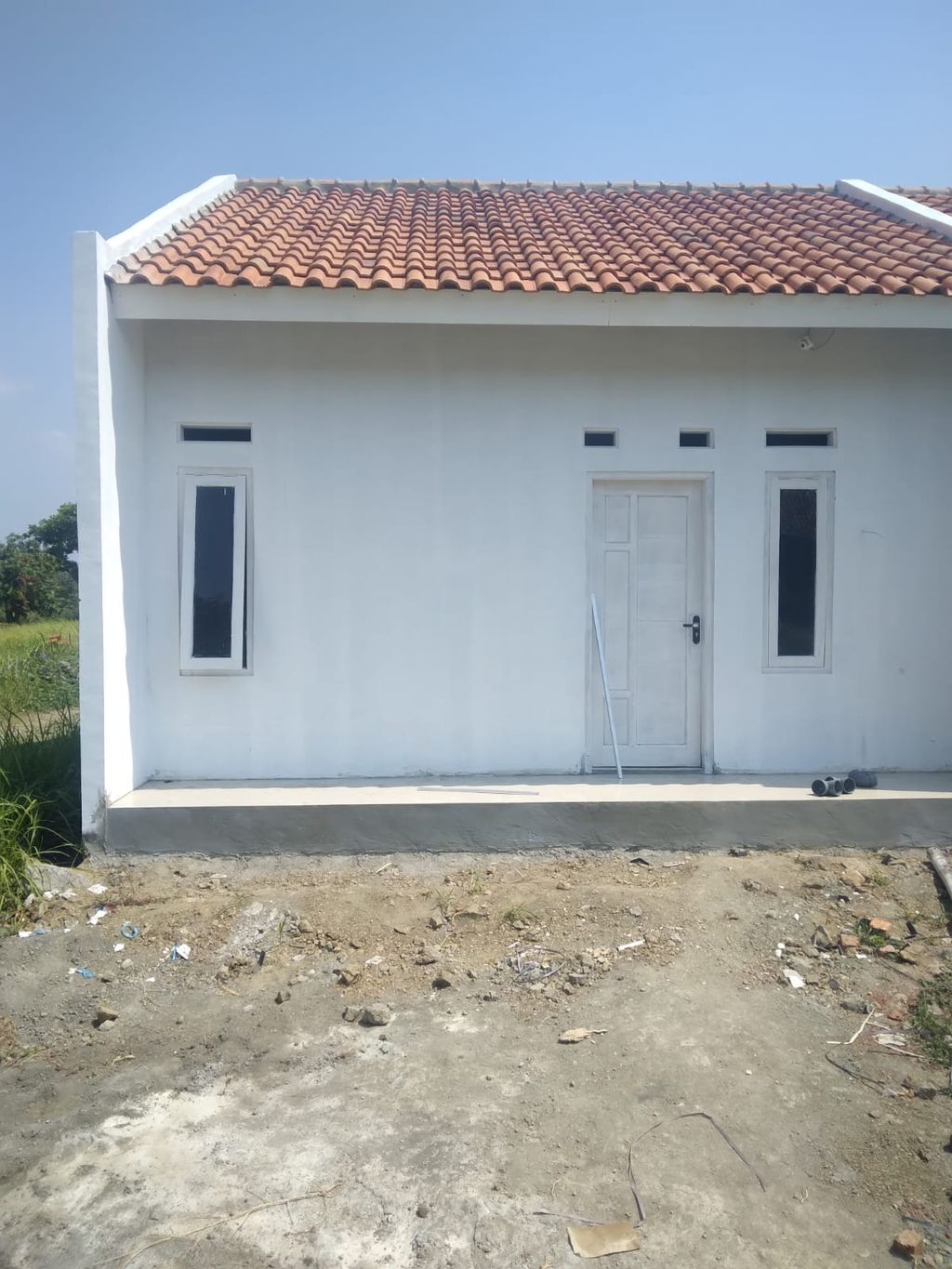 foto tampak rumah tipe 32 perumahan Muara Indah Residence