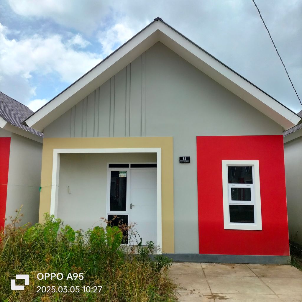 foto tampak rumah tipe 36 (SUBSIDI) perumahan PRAMUKA MASS