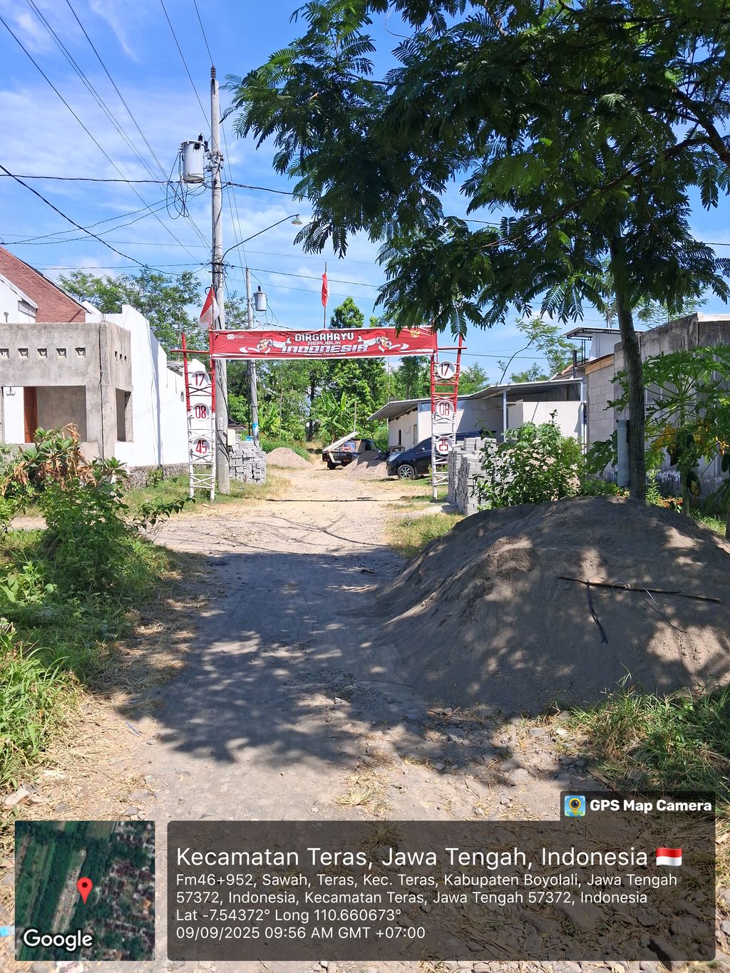 foto gerbang perumahan NEW AMERTA TERAS