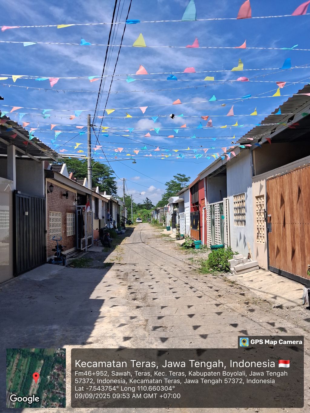 foto posisi tengah perumahan NEW AMERTA TERAS