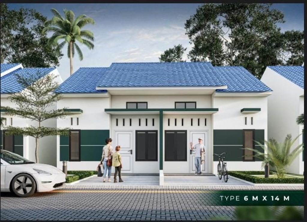 foto tampak rumah tipe SUBSIDI 36 perumahan ROYAL RESORT RESIDENCE I