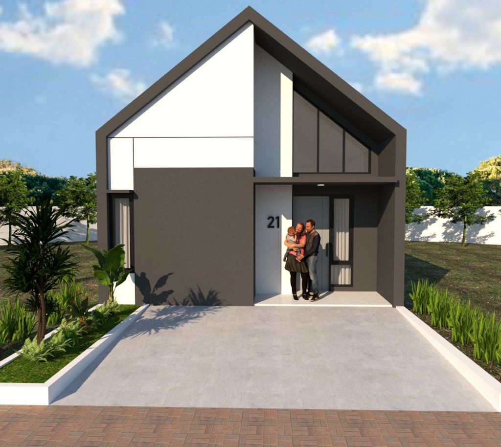 foto tampak rumah tipe 36/72 perumahan KALIS RESIDENCE 2