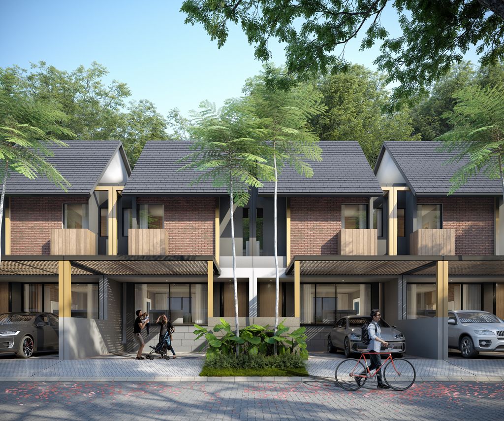 foto tampak rumah tipe ZERIN perumahan Akeno