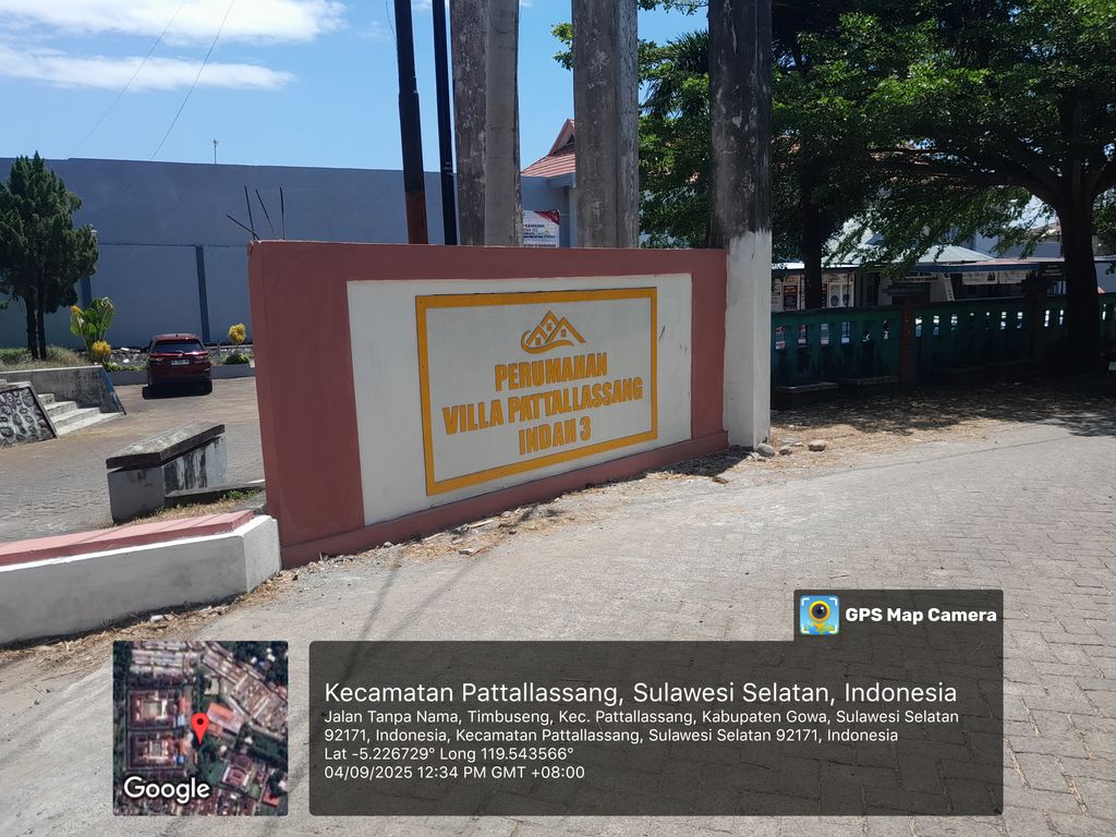 foto gerbang perumahan Villa Pattallassang Indah 3 Tahap 3