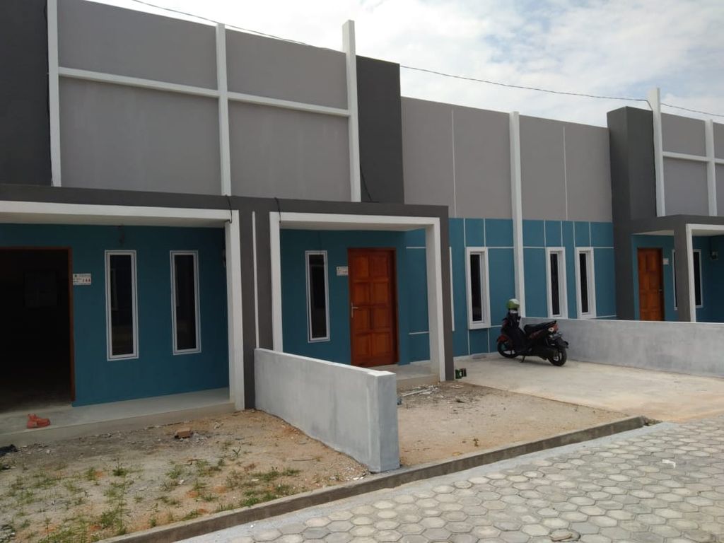 foto tampak rumah tipe 56/101 perumahan Kapling BTN