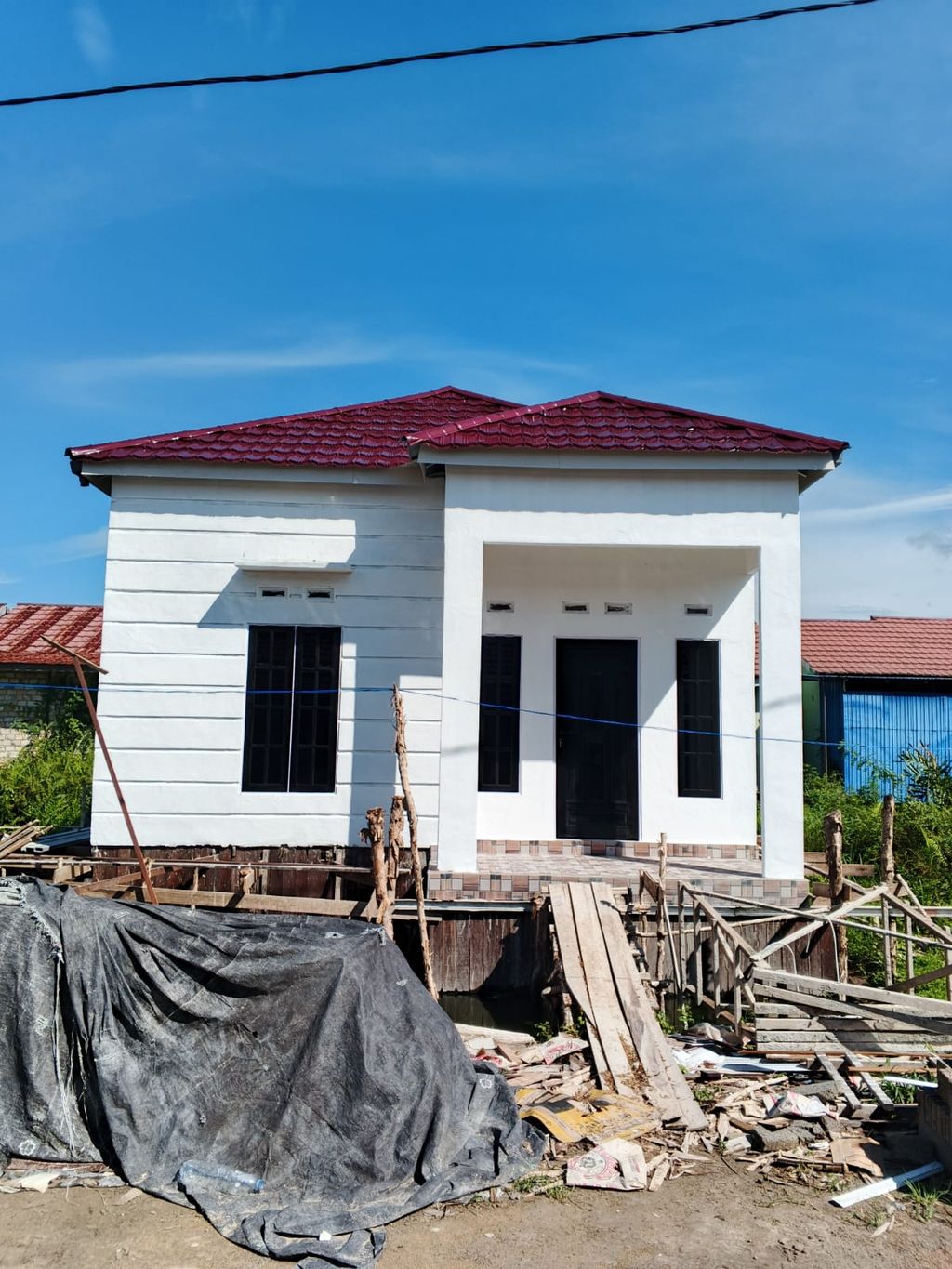 foto tampak rumah tipe SUBSIDI perumahan GRAND SHIRIN AL-FARISI 3