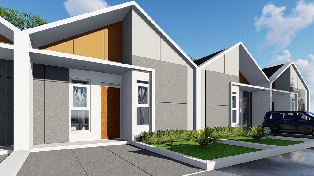 foto tampak rumah tipe 32/60 perumahan PERUM BERKAH SINDANGLAYA RESIDENCE