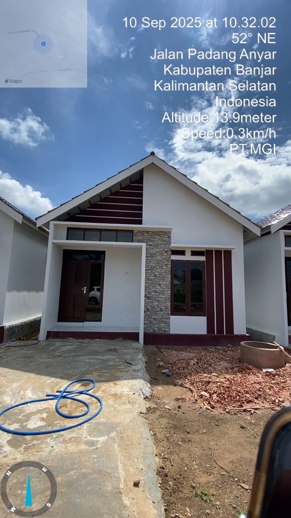 foto tampak rumah tipe BERLIAN PERMAI RESIDENCE (BPR) 20 perumahan BERLIAN PERMAI RESIDENCE (BPR) 20