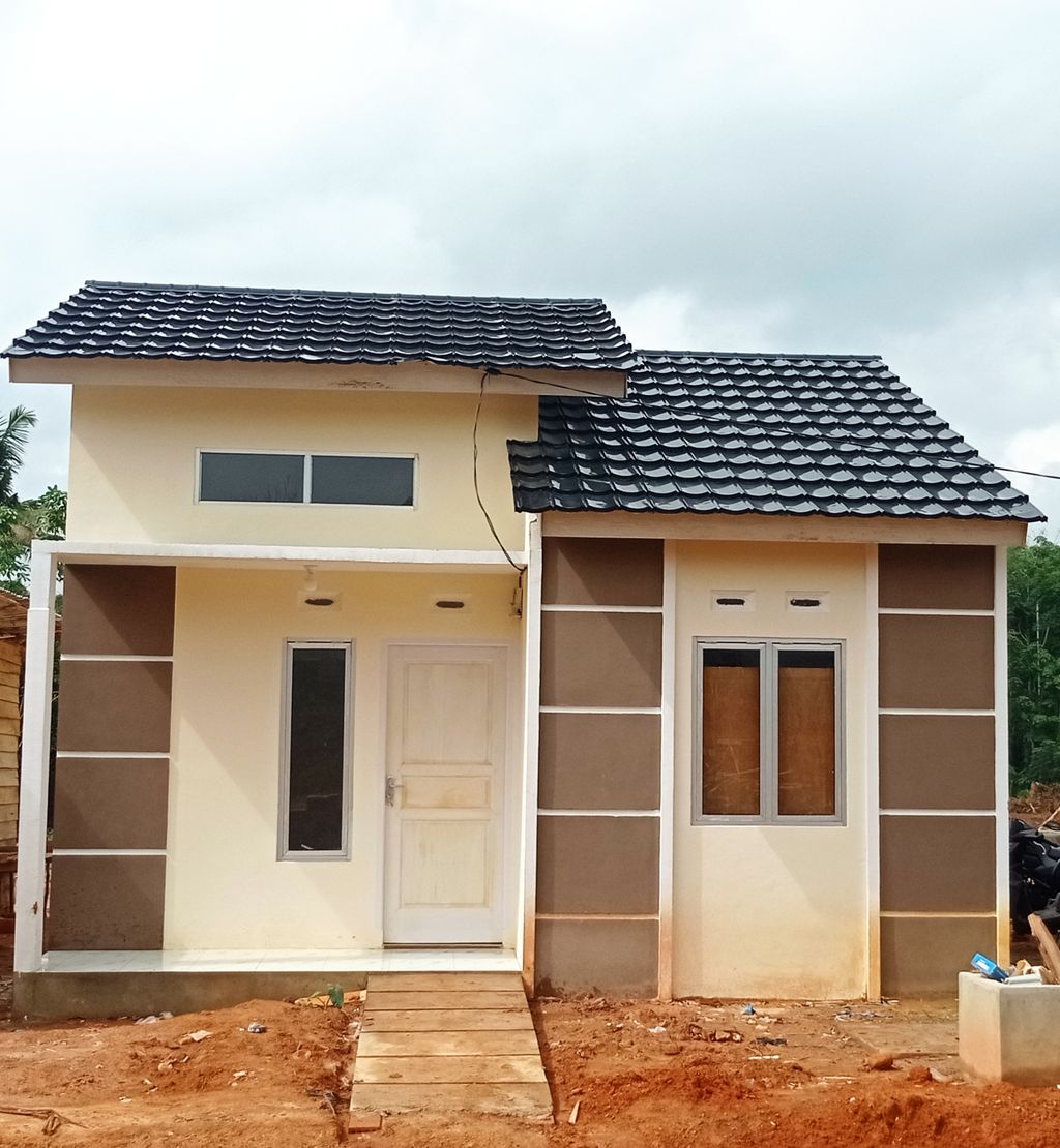 foto tampak rumah tipe RSH perumahan CITRA SARI REGENCY