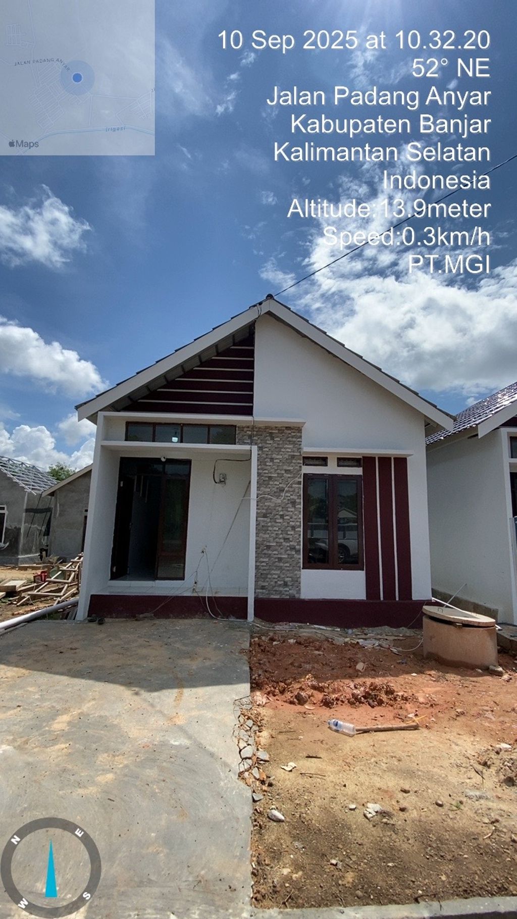 foto denah rumah tipe BERLIAN PERMAI RESIDENCE (BPR) 20 perumahan BERLIAN PERMAI RESIDENCE (BPR) 20