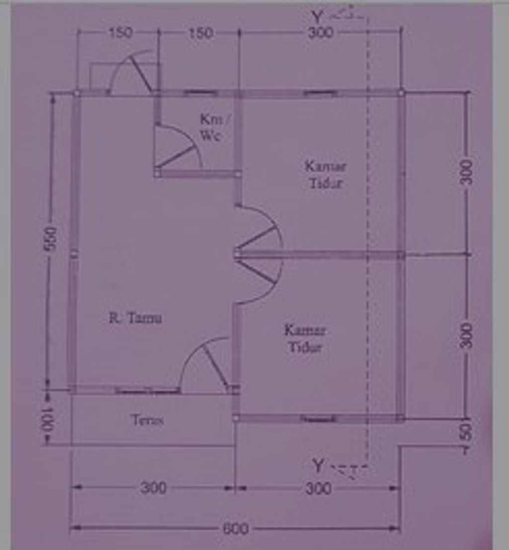 foto denah rumah tipe Rumah Subsidi perumahan RAWANG SARI RESIDENCE