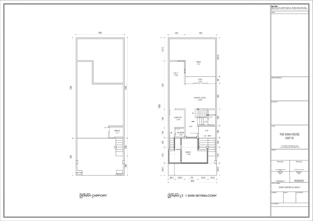 foto denah rumah tipe 148 perumahan the kana house