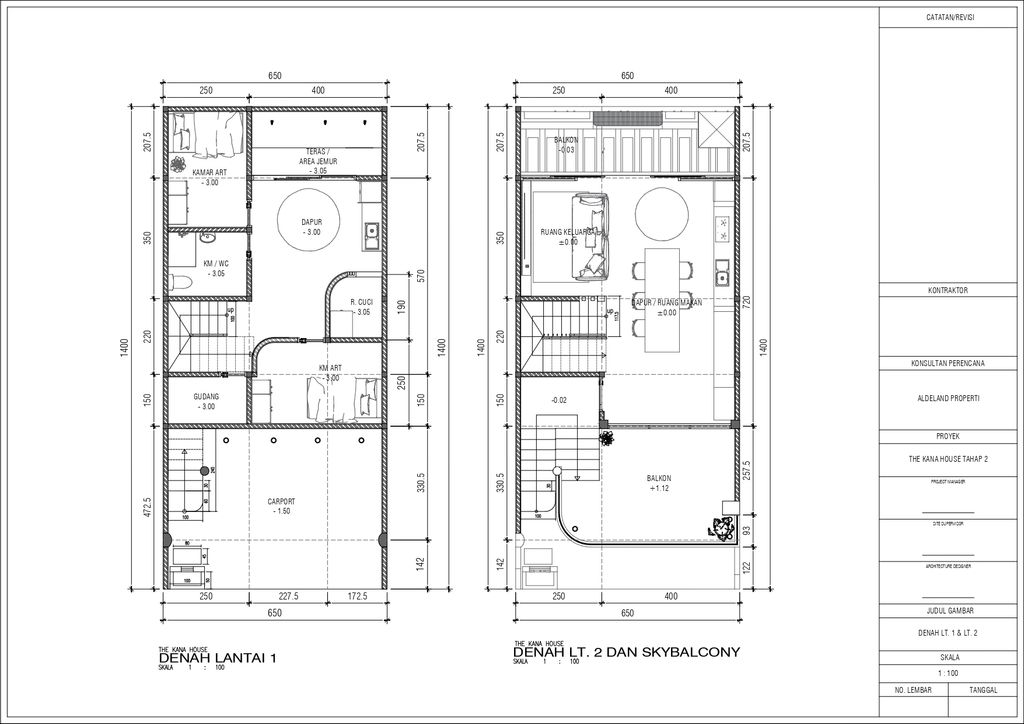 foto denah rumah tipe 200 perumahan the kana house